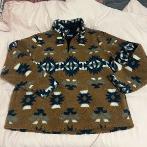 Wrangler half zip Sherpa